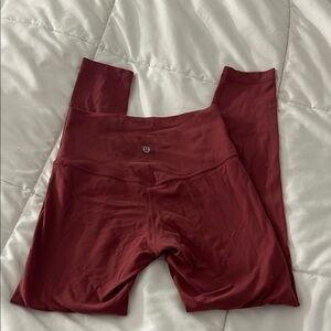 lululemon athletica women’s Maroon Leggings